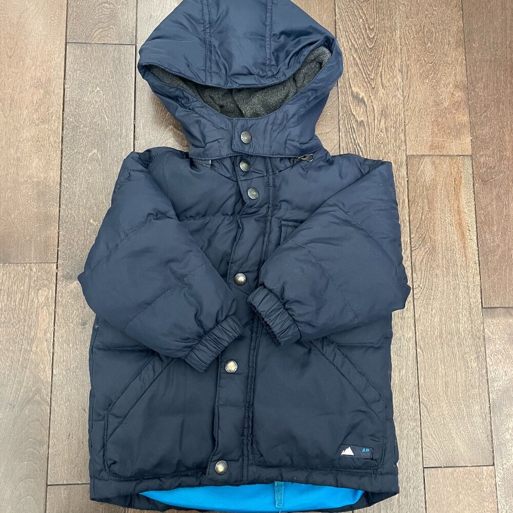 Gap Puffer Down Jacket,  Navy Blue, 18-24 months